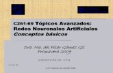 C261-69 Tópicos Avanzados: Redes Neuronales …ccc.inaoep.mx/~pgomez/cursos/redes neuronales artificiales... · Grafica en Matlab la función sigmoide (c) P. Gómez-Gil, INAOE 2009