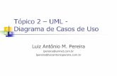 UML - Diagramas - Luiz Antônio M. Pereira - Home C C E 29 Casos de Uso – Relacionamentos Recapitulando Relação Função Notação Associação O caminho de comunicação entre