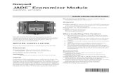 JADE Economizer Module · JADE™ ECONOMIZER MODULE 62-0331—15 2 INSTALLATION AND SETUP The Economizer module may be mounted in any orientation. However, mounting in the orientation