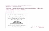 (séc. XIV a séc. XIX) Volume I I Ideias Linguísticas na ... fileGarcía-Medall / Antonio Gaspar Galán & J. Fidel Corcuera Manso / Victoriano Gaviño ... Gomes de Moura (1769–1854)