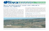 Que fertilizantes usar em olival e como os aplicar Doze.pdf · Boletim Técnico nº 3 – Fevereiro de 2013 1 Rede Temática de Informação e Divulgação da Fileira Olivícola em