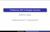 Problemas Stiff & Reação Química - ime.unicamp.brsandra/MS612/handouts/Projeto2Problema5.pdf · Problemas Stiff Stiff em português signiﬁca rígido, duro, inﬂexível. Não