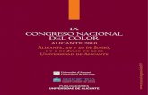 IX CONGRESO NACIONAL DEL COLOR - RUA: Principalrua.ua.es/dspace/bitstream/10045/16407/1/actas_IX_CNC_61.pdf · convencional se usan tres filtros, ... y más concretamente en torno