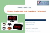 Sistema de Chamada para Elavadores ( Wireless )ites · Sistema de Chamada para Elavadores ( Wireless )ite s. PTX-HCM Transmitters—Feature and Specification. Distinguish Features