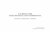 Curso de Filosofia do Direito 01 - ltr.com.br · Índices para catálogo sistemático: EDITORA LTDA. Dados Internacionais de Catalogação na Publicação (CIP) (Câmara Brasileira