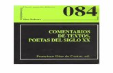 COMENTARIOS DE TEXTOS. POETAS DEL SIGLO XXrodin.uca.es/xmlui/bitstream/handle/10498/16255/COMENTARIOS DE... · COMENTARIO DE TEXTOS. POETAS DEL SIGLO XX Edición de Francisco ...