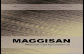 Máquinas Para Agroindústrias - maggisan.com.br · Sistema de transporte através de pás em polietileno com perﬁl arredondado e corrente de aço carbono. Calha em formato ...
