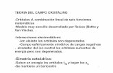 TEORIA DEL CAMPO CRISTALINOTEORIA DEL …depa.fquim.unam.mx/amyd/archivero/Coordinacion1-3_3268.pdf · TEORIA DEL CAMPO CRISTALINOTEORIA DEL CAMPO CRISTALINO ... el desdoblamiento