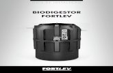 1424 14 Manual Biodigestor - fortlev.com.br · Caso o Biodigestor seja instalado em área com tráfego de carga (como garagem de veículo de passeio), a profundidade mínima deverá