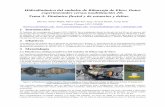 Hidrodinámica del embalse de Ribarroja de Ebro: Datos ... · Los objetivos del trabajo que se presenta se resumen en 5 puntos: ... rojo -10 m y azul -20 m). b) Evolución de la velocidad
