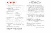 Esmalte Poliuretano CPP - .2016-10-19  ESMALTE POLIURETANO a base de poliuretano aliftico DESCRIPCION