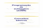 Programação de autómatos (aut20) - web.fe.up.ptasousa/tsca/Omron/cursos_omr/plc20_V1_0.pdf · Áreas de memória - CPM1-10CDR-A 4 Relés Internos São usados para controlar os