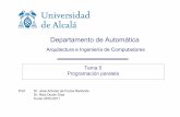 Departamento de Automática - hpc.aut.uah.eshpc.aut.uah.es/~rduran/Areinco/pdf/n_tema5.pdf · Prof. Dr. José Antonio de Frutos Redondo Dr. Raúl Durán Díaz Curso 2010-2011 Departamento
