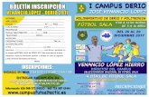 TRIPTICO CAMPUS DERIO 2017 campus der-UTBOL SALA de DE-RIO 2017. Esta autorizacion extensiva a todas las decisiones medicas a adoptar en caso de urgencia y bajo dirección facultativa