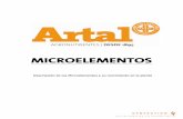 MICROELEMENTOS - Artal Agronutrientes · Un cofactor enzimático es un elemento inorgánico que está unido a la estructura de ... nutrientes que contiene, entre ellos ... por lo