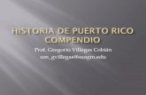 Prof. Gregorio Villegas Cobián um gvillegas@suagm · Inicios de la esclavitud Los inicios del trafico de esclavos negros a la Isla está relacionado con la escasez de indios taínos.