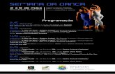 SEMANA DA DANCA - diadema.sp.gov.br · 2/5 (quarta-feira) Bailando em Família nos centros culturais da cidade, nos horários das oficinas de dança. Consulte o centro cultural mais