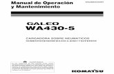 BookWA430 5L ESP - CFT Ceduc UCN · 2012-03-26 · del asiento del operador para que sirva como referencia ... En caso de que el manual se pierda o ensucie y no pueda leerse, ...
