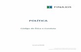 Codigo de Etica e Conduta v003 - finaxis.com.brfinaxis.com.br/wp-content/uploads/2014/08/Codigo_de_Etica_e... · Propriedade do Conglomerado Financeiro Finaxis. Proibida a reprodução