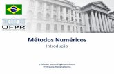 TP062-Métodos Numéricos para Engenharia de …volmir/MN_01_introducao_ppt.pdf · TP062-Métodos Numéricos para Engenharia de Produção Ementa Matrizes. Sistemas lineares. Zeros