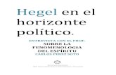 Hegel!enel! horizonte político - Carlos Pérez Soto · fenomenologia delespÍritu! carlos!perez!soto! hypathia editorial aef asociaciÓn para el estudio de la filosofÍa. 2! hegel