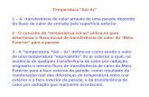 Temperatura “Sol-Ar” 1 – A transferência de calor … · Temperatura “Sol-Ar” 1 – A transferência de calor através de uma parede depende do fluxo de calor de entrada