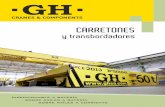 GH Carretones y Transbordadores · PDF file... disponibles en una amplia gama de capacidades y dimensiones adaptables a cualquier ... Tabla de dimensiones ... GH desarrolla tanto producto