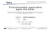 Trichinella spiralis IgG ELISA - IBL international · Instruções de Utilização Trichinella spiralis IgG ELISA Inmunoensayo enzimático para la determinación qualitativa de anticorpos