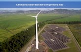 A Industria Solar Brasileira em primeira mão - CBGD - WEG.pdf · - Mesma subestação e linha de transmissão - Pico de geração Solar ao meio dia - Pico de geração eólica a