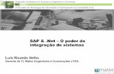 SAP & .Net – O poder da integração de sistemasnoriegec.cpgec.ufrgs.br/tic2007/apresentacoes/LuisRicardoVelho.pdf · (0,617 KG/m). A requisição do SAP gerava um item do mesmo