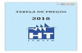 TABELA DE PREÇOS 2018 - bifase.com · IEC/EN 61439 (switchgear and controlgear) and IEC/EN 60204 (electrical equipment for machinery) safety tester ACESSÓRIOS OPCIONAIS ... 6007