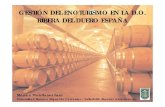 GESTIÓN DEL ENOTURISMO EN LA D.O. RIBERA …evst.ipvc.pt/files/Painel_1____O_Enoturismo_de_Ribera_del_Duero... · de vino (millones, 2005) Millones de ... produce por ventas realizadas