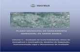 PLANO MUNICIPAL DE SANEAMENTO AMBIENTAL …iplan.santamaria.rs.gov.br/uploads/projeto/17736/Volume_V.pdf · Prefeitura Municipal de Santa Maria PMDI – Projeto Santa Maria 2020 Plano