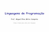 Linguagens de Programação - GTA / COPPE / UFRJmiguel/docs/lingprog/aula2.pdf · Python Nova linha Lua Espaço em branco (separando) Linguagens de Programação – DEL-Poli/UFRJ