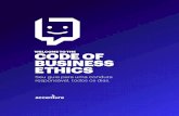 Seu guia para uma conduta responsável, todos os dias.€¦ · Aot te Code COBE 4 O nosso Código de Ética Empresarial baseia-se nos nossos valores fundamentais ao fornecer detalhes