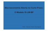Macroeconomia Aberta no Curto Prazo: O Modelo IS-LM-BPfiles.acjassumpcao77.webnode.com/200000057-8ddc28ed88/IS-LM BP.pdf · O modelo IS-LM-BP nos mostra os efeitos de curto prazo