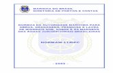 NORMAM-11/DPC - Administração dos Portos de Paranaguá e ... · - ii - normas da autoridade marÍtima para obras, dragagens, pesquisa e lavra de minerais sob, sobre e Às margens