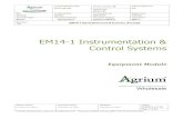 EM14-1 Instrumentation & Control Systems Instrumentation and... · EM14-1 Instrumentation & Control Systems Equipment Module . Revision Date: Revision Number: 2015-08-30 00 ... Printed: