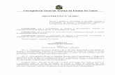 Corregedoria Geral da Justiça do Estado do Ceará · para as quais os interessados deverão utilizar as vias procedimentais regulares; XVIII ...