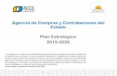 Agencia de Compras y Contrataciones del Estado Plan ... · PDF file•Eje 1- Transparencia, ... •Eje 2- Hacia un enfoque integral: Cadena de Suministro ... Interoperabilidad de sistemas