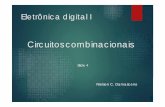Circuitos combinacionais - Portal NCDDncdd.com.br/disciplinas/eng-eletrica/digital/Aula4-circuitos... · Circuitos combinacionais Slide 4. Circuitos combinacionais ... de temperatura