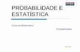 PROBABILIDADE E ESTATÍSTICA - bertolo.pro.br · Até que Pierre-Simon de Laplace publica, em 1812, o livro Theorie Analytique des Probabilités, ... Bertolo – Probabilidade e Estatística