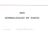 DER NORMALIZAÇÃO DE DADOS - deinf.ufma.brmaria/arqan/2012-1/cap6-der-normalizacao.pdf · Codd 1970 DATE 3FN ( aperfeiçoada ) FAGIN 4FN e 5FN surgiram em 1977. NORMALIZAÇÃO DE