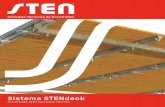 Sistema STENdeck - Sten – Sistemas Técnicos de ... · Todas las vigas, tanto correas como portacorreas, incluyen pines para los parales. Los terminales de las vigas eliminan traslapes