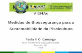 V ENAq Medidas de Biossegurança para a Sustentabilidade da ... · Aeradores mecânicos ou químicos