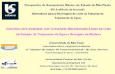 Companhia de Saneamento Básico do Estado de São Paulo · convencional e usa sulfato de alumínio como coagulante. ... ABNT / NBR 7223 – Concreto: Determinação da consistência