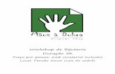 Workshop de Bijuteria Duração 3h - Mãos à Dobra · Workshop de Bijuteria Duração 3h Preço por pessoa: 25€ (material incluido) Local: Pensão Amor (cais do sodré)