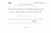 CONFLITOS EMERGENTES NA GESTÃO DA ÁGUArun.unl.pt/bitstream/10362/4898/1/Verissimo_2010.pdf · Conflitos Emergentes na Gestão da Água - i - RESUMO A vida tal como a conhecemos