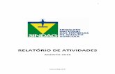 RELATÓRIO DE ATIVIDADES - sindag.org.brsindag.org.br/wp-content/uploads/2016/12/SINDAG-Relatorio-de... · AGOSTO 2016 . 2 ... Salta, no Uruguai, para ... relação com as autoridades