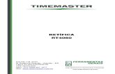 Manual de operações RT4080 - timemaster.com.br · 1 Capítulo 1 - Instruções de segurança 1.1. Instruções gerais de segurança (1) O operador deve ser treinado e ter passado